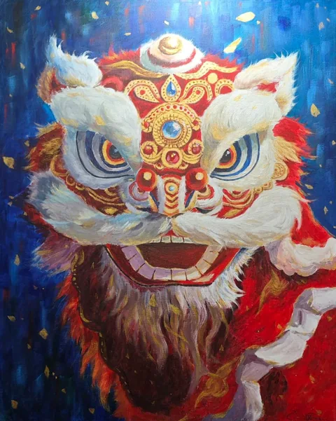 Awakening Lion Welcomes Blessings